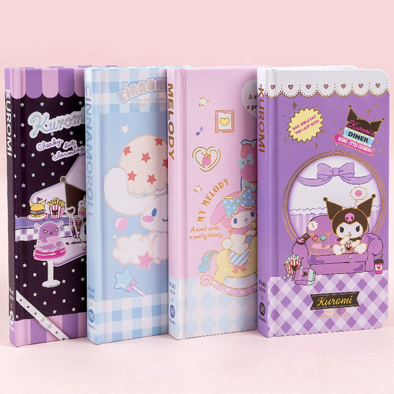 Еженедельный карманный планнер (Sanrio) мини-твердая обложка, дизайны обложек Kuromi/Cinnamoroll/My Melody