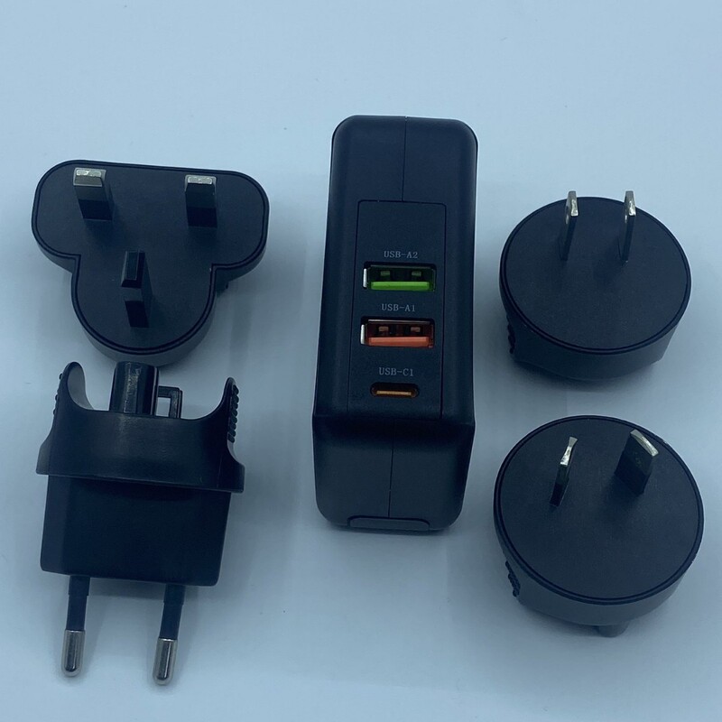 45W Gallium Nitride Charger Travel Charger Multi-Port 45W Gallium Nitride Charger Cross-Border Multi-Port Charger