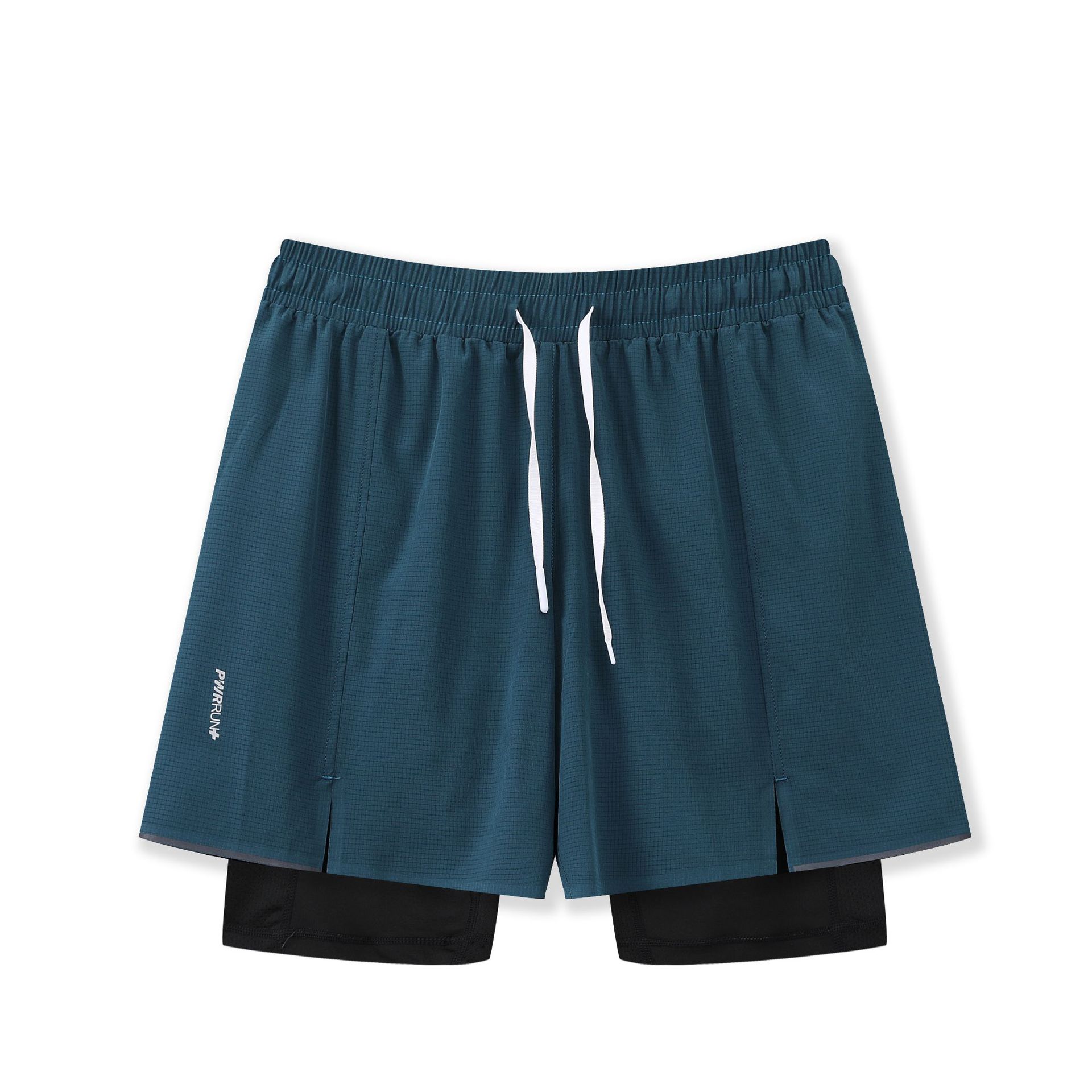 Nuevos pantalones cortos deportivos casuales de dos piezas para hombres Pantalones deportivos de baloncesto de secado rápido transpirables correr ropa de entrenamiento pantalones cortos