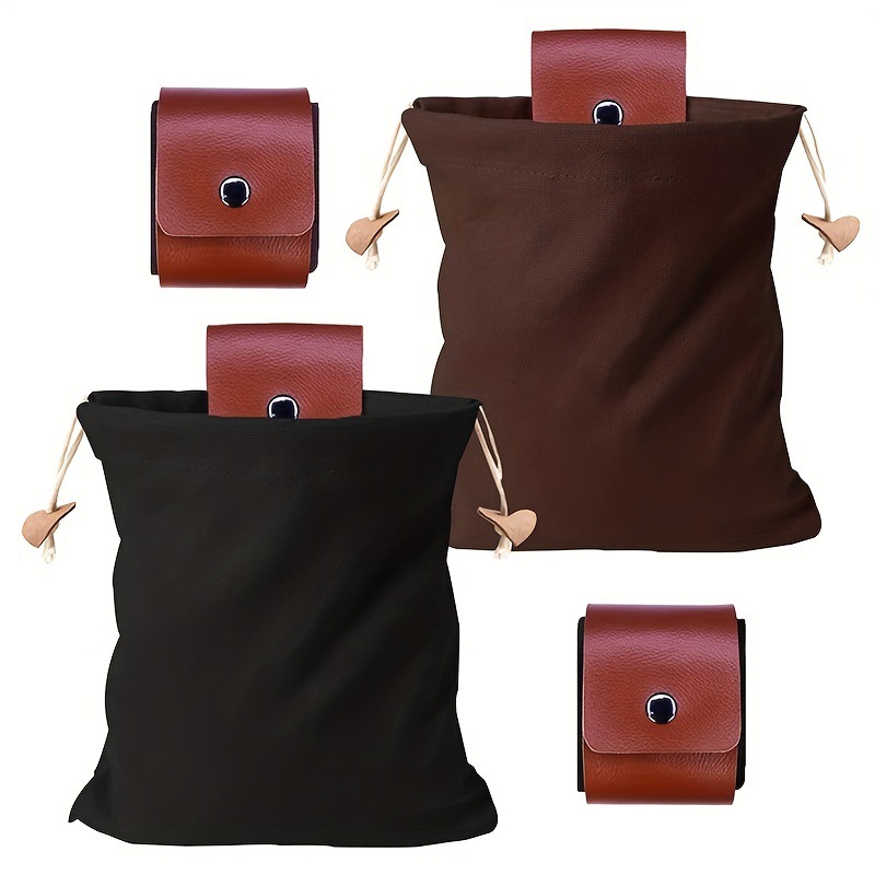 Outdoor dew bars find food bag fruit picking bag waist hanging toolbags forraging bag camping waist bag storage bag 3