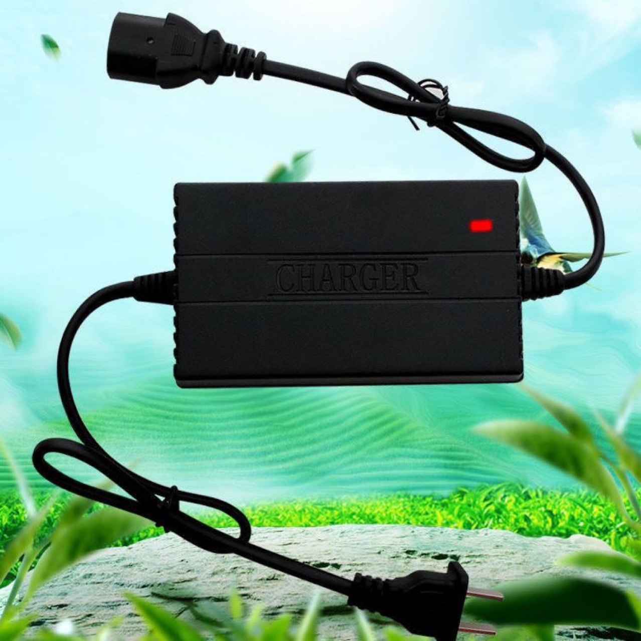 Cargador de rociador eléctrico agrícola de 12V Cargador de batería inteligente Batería de batería de plomo-ácido universal de tres orificios