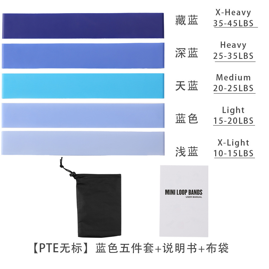 [PTE 미표준] 블루 5종 세트 + 취급 설명서 + 천 가방