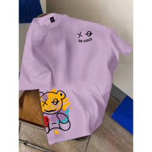 K 13397 Cartoon Bear Print Tee ��ͨ��ӡ������羳����ͨ