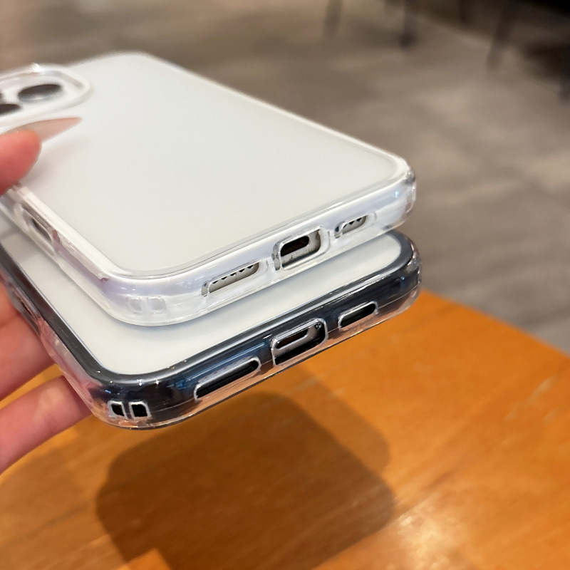 新しいつや消しスリーインワン iPhone16PROMAX 落下防止電話ケース Apple 15 ハーフドロップオイルリングケース 14 に適しています|undefined