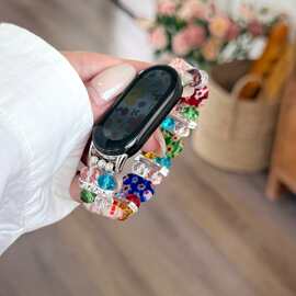 糖果弹力表带适用于小米手环910表带小米8Pro红米watch4手表带