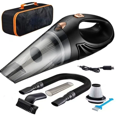 Wireless Rechargeable Car Vacuum Tozsoranlar - 2001-wireless-complete-set-black