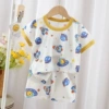 Short -sleeved TZ yellow spaceship