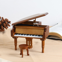 钢琴模型音乐盒创意礼品个性刻字八音盒生日礼物送女生男生