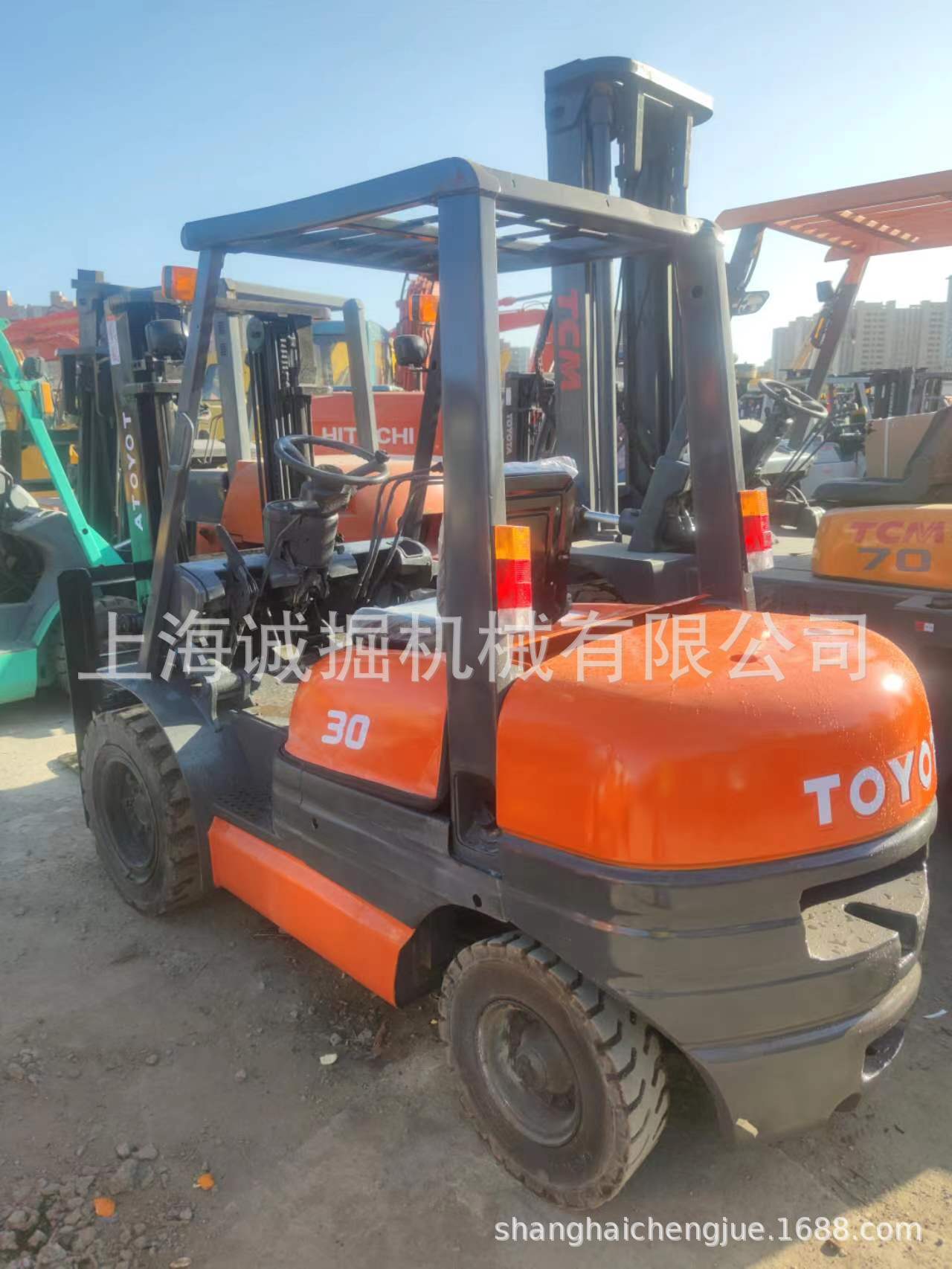 二手TOYOTA叉车30-6F叉车，丰田3吨叉车集装箱叉车 现货出口