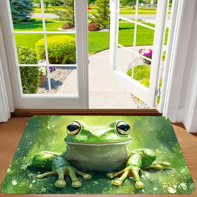 Alfombra de franela estampada, estilo playa, antideslizante, resistente a la suciedad, resistente al desgaste, alfombra para la entrada, dropshipping transfronterizo Y2.