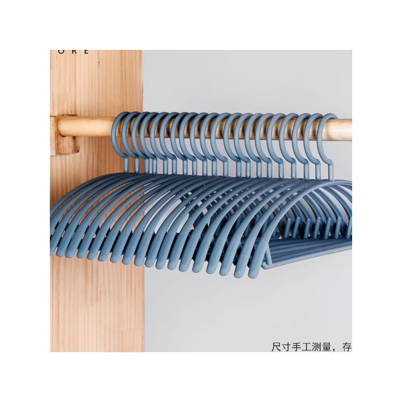 塑料宽肩半圆衣架家用成人挂衣衣服撑子稳定耐用H|undefined