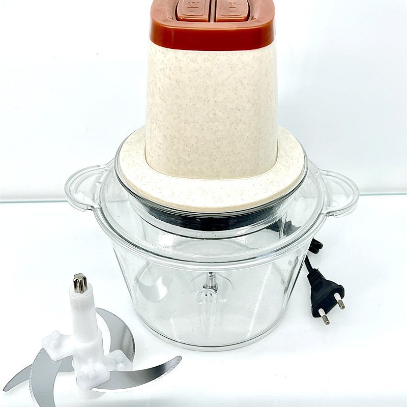 더블 기어 2L 스톤 패턴 전기 고기 그래퍼 가정용 다기능 요리 고기 그래퍼 주방 스터핑 믹서