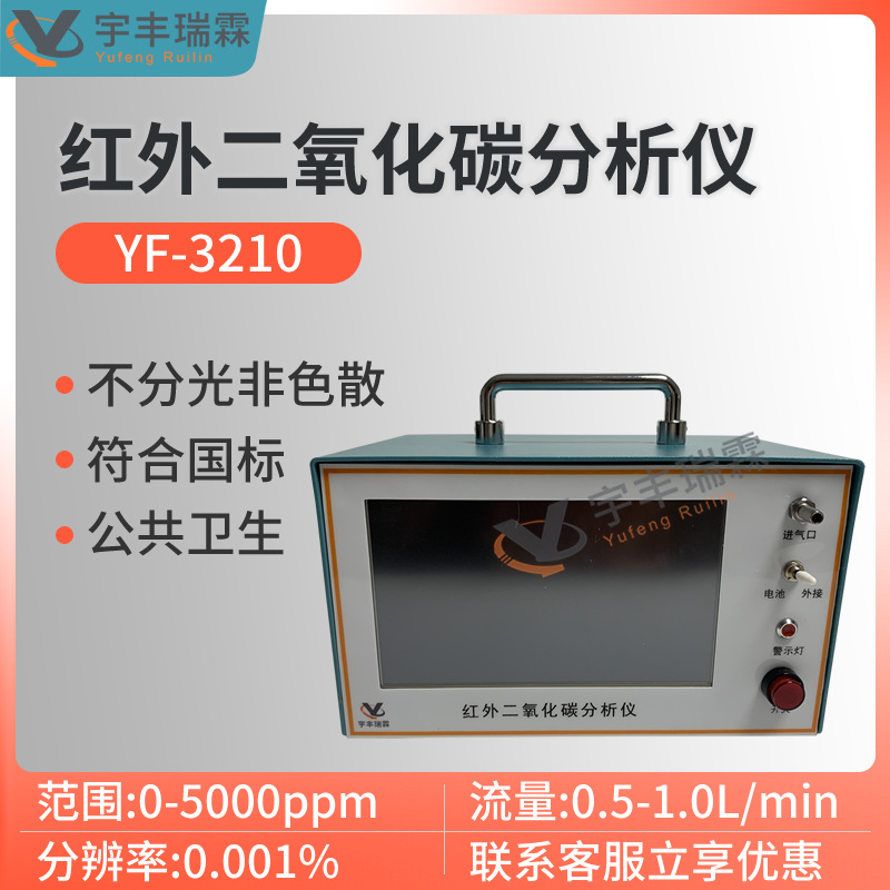 非分散不分光红外二氧化碳分析仪 环境空气非色散红外线CO2检测仪