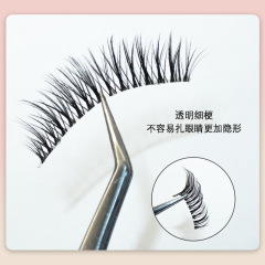 萌朔兒假睫毛貼超自然濃密3D凌亂效果 仿真仿嫁接A01磨尖眼睫毛