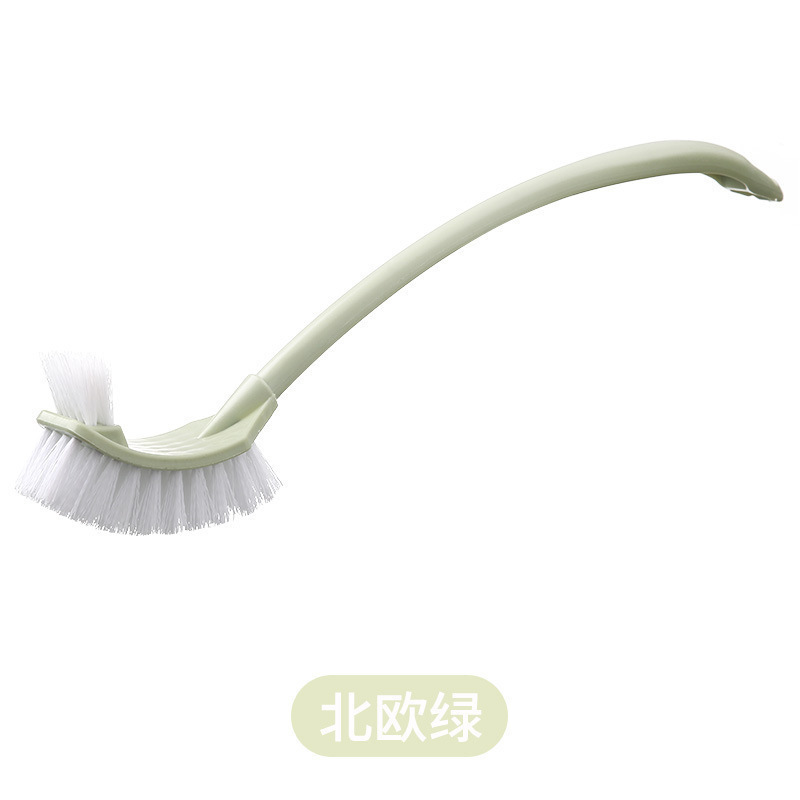 可挂硬马桶刷家用创意卫生间洗厕所刷子新款长柄软毛无死角清洁刷|undefined