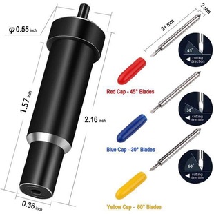 New Cricut deep knife holder cutting self-adhesive reflective film Roland engraving machine knife holder blade special