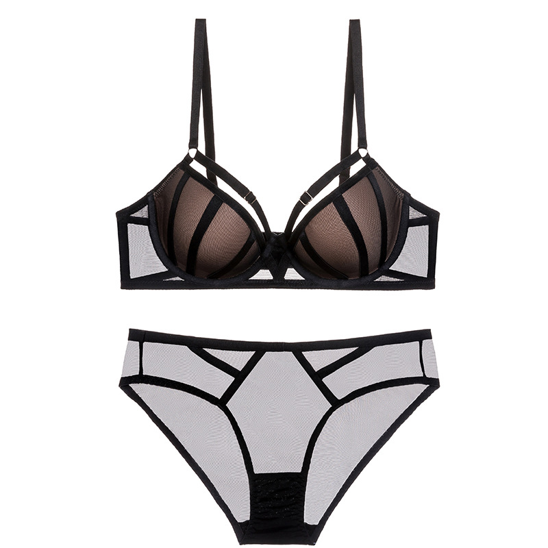 Push up BRA traje de las mujeres Otoño e Invierno encaje ropa interior traje