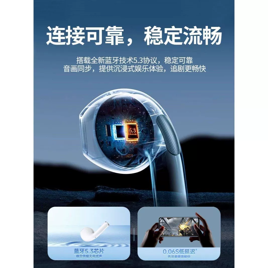 Совместимые наушники Huawei, Apple, Bluetooth, Android