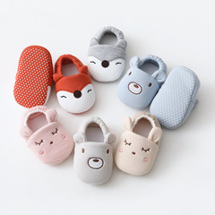 2021 Spring and Autumn Newborn Baby Shoes and Socks, Non-slip Floor Shoes for Toddlers, Baby Learning to Walk Socks, Short Socks for Children