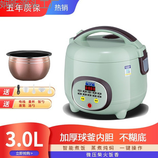 Electric Cooker Household Intelligent Multi-Function Rice Cooker Chinese Soup Pot Mini 2-3 Student Dormitory