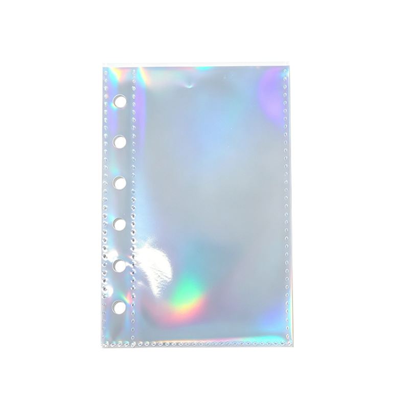 Álbum transparente de nueve compartimentos para tarjetas de juego, álbum de fotos de 3 pulgadas para ídolos, álbum de fotos A5 con páginas para tarjetas.