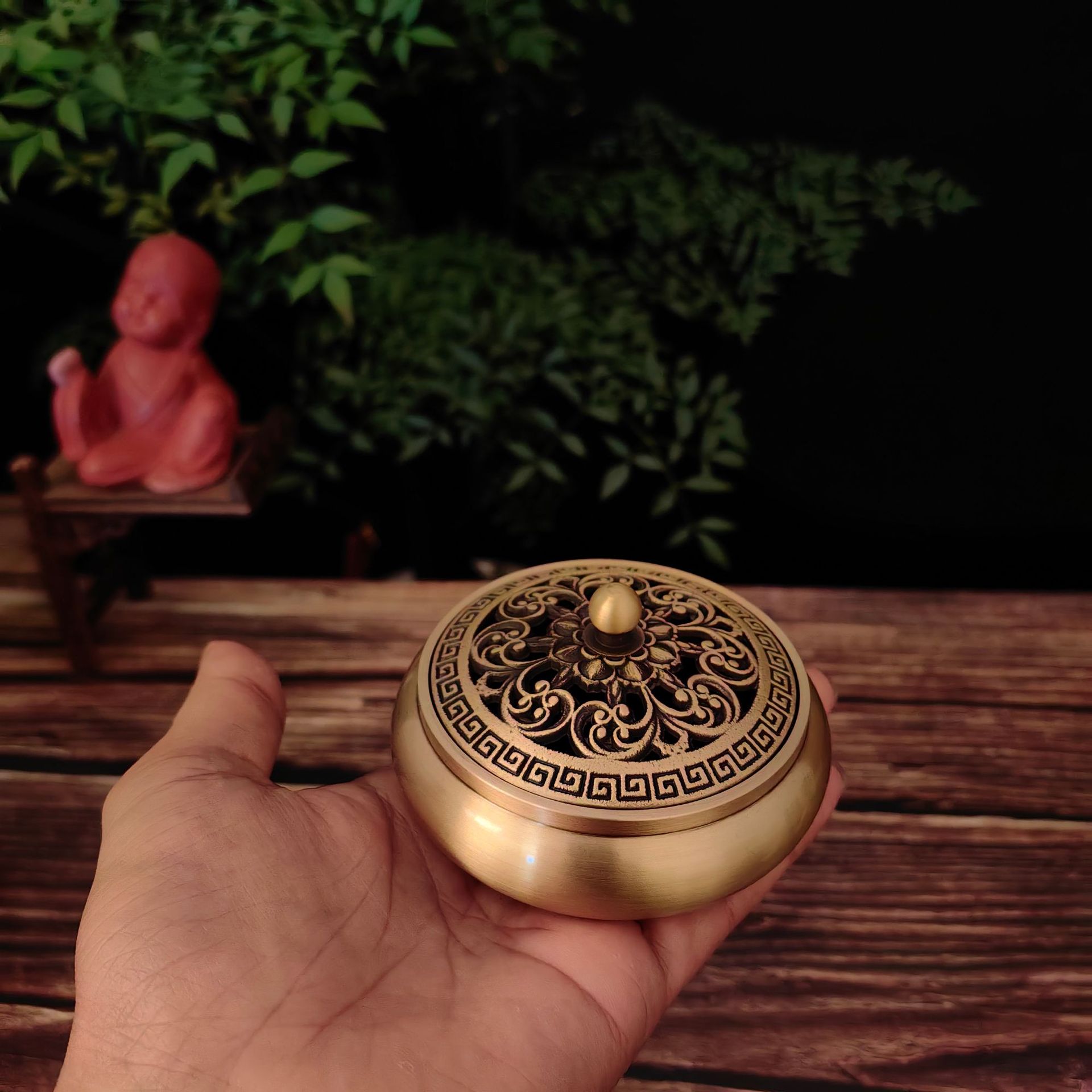 Jinlian 커버 노상 용광로 (직경 7cm 무게는 약 215 그램)