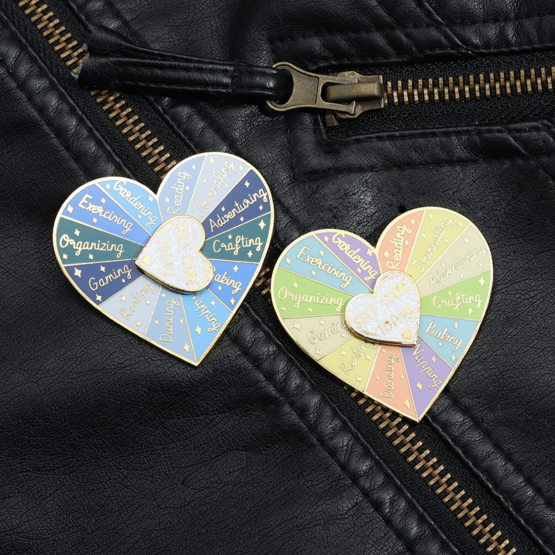 Elegant Lady Heart Shape Alloy Stoving Varnish Women's Brooches display picture 5