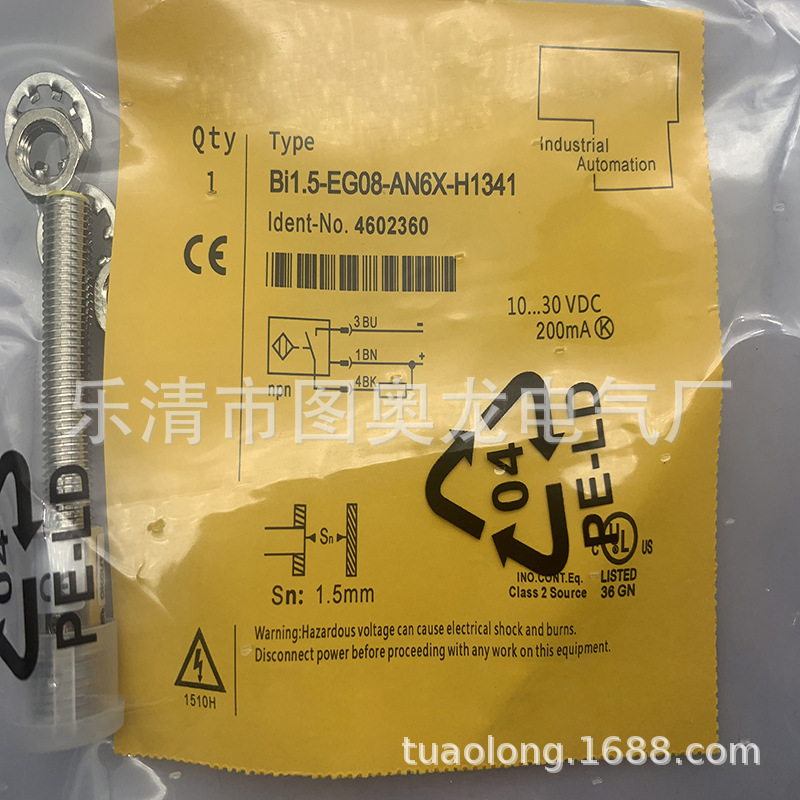 M8 BI1.5-EG08-AP6X-H1341 AN6X BI1.5-EG08-AN6X-H1141接近开关