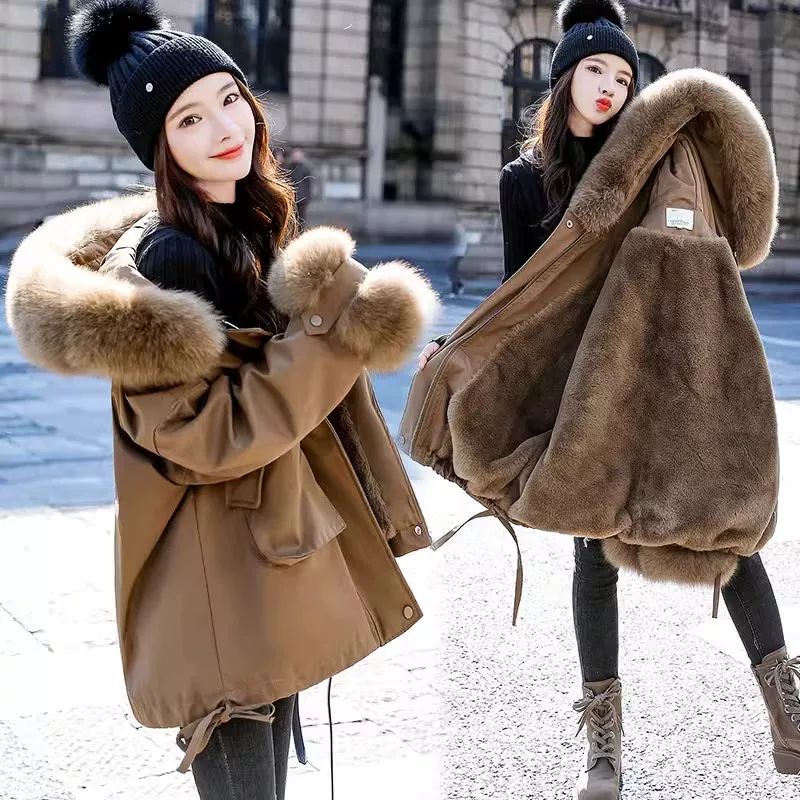 Winter warm short down jacket, for teenagers