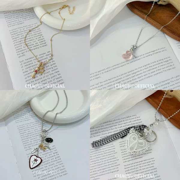 Simple and Exquisite Love Heart Necklace, Fashionable and Versatile, Light Luxury, Niche Design, High-End Feel, Suitable for Daily Wear