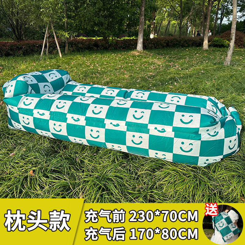 充气沙发户外懒人折叠便携式气垫床野餐露营用品床垫空气床充气垫|undefined