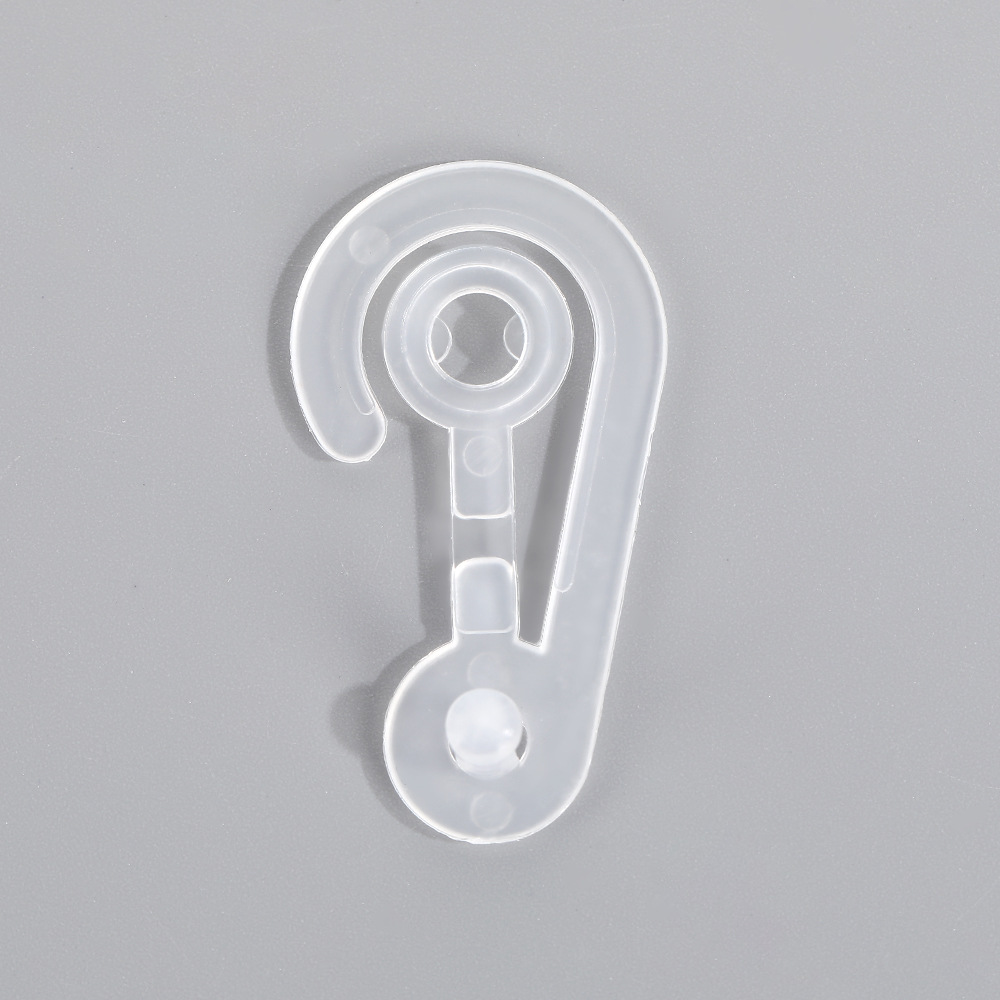 塑料按扣挂勾胶袋挂勾超市袜子纸卡吊勾塑料扣勾塑料问号形挂勾