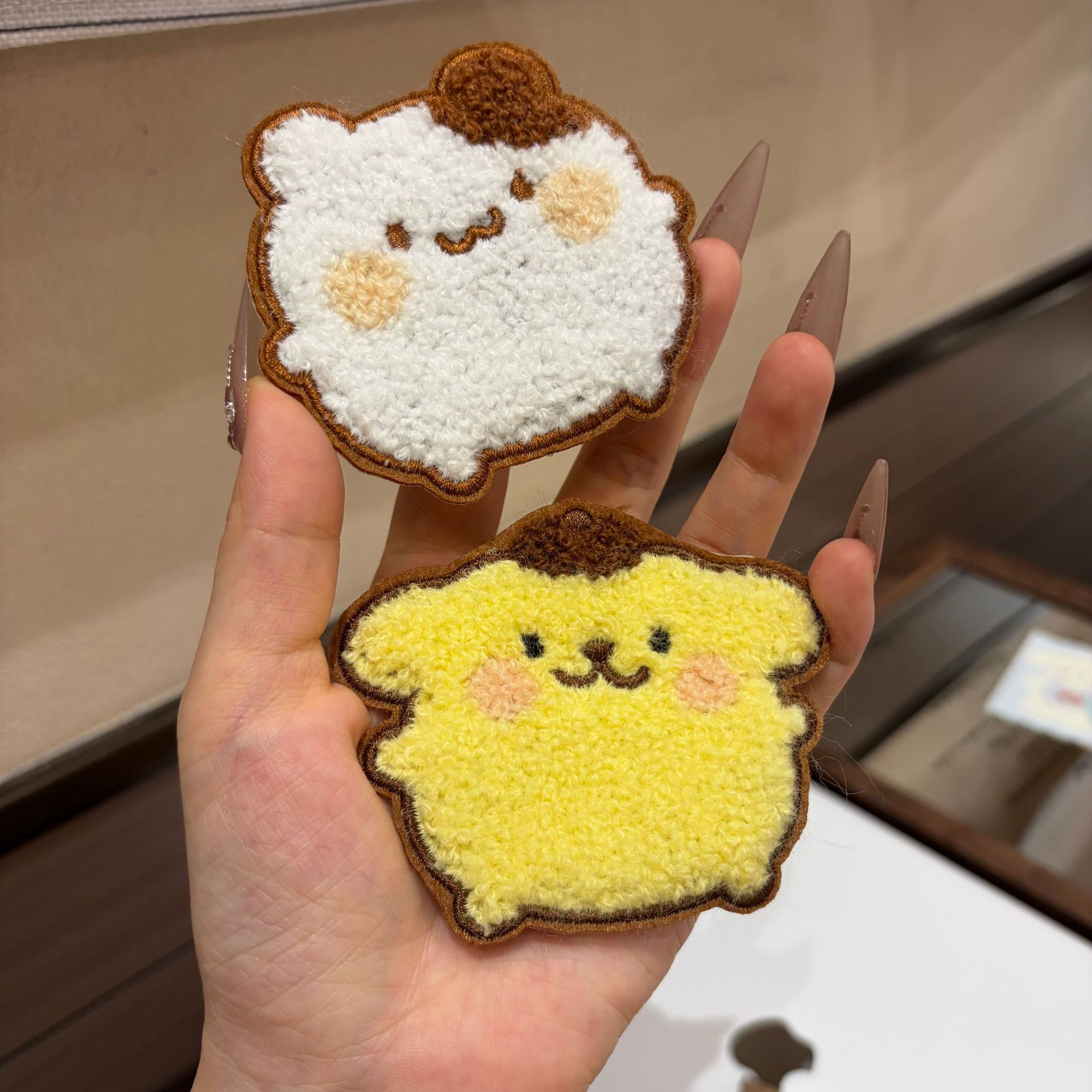 Cute cartoon animal hair stickers for girls, forehead bangs stickers, hair tidying magic stickers