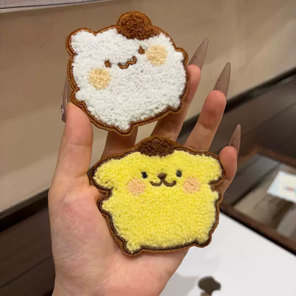 Cute cartoon animal hair stickers for girls, forehead bangs stickers, hair tidying magic stickers