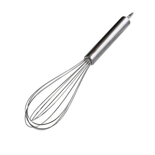 Stainless steel manual egg beater handheld kitchen egg mixer household 6-line dough mixer baking tool