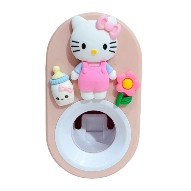 子供用アニメかわいい自動歯磨き粉器穴なし壁掛け穴なし怠け者神器押出歯ブラシ|undefined