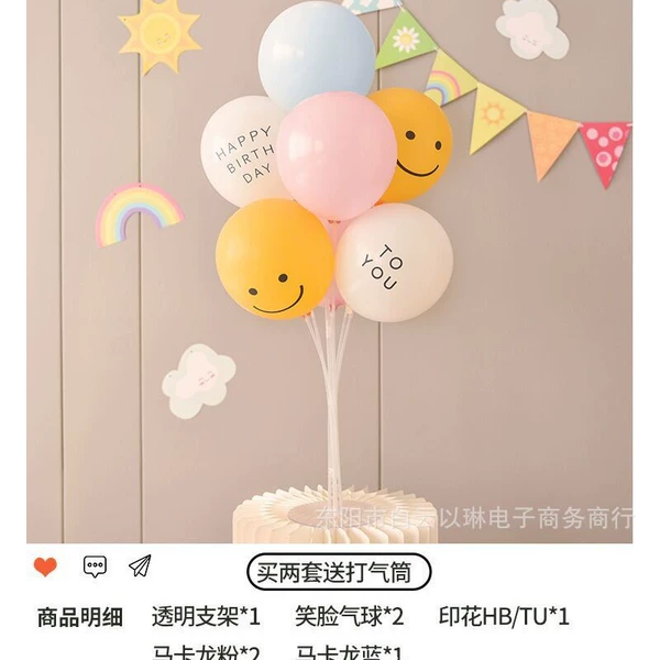 A set of balloon tables