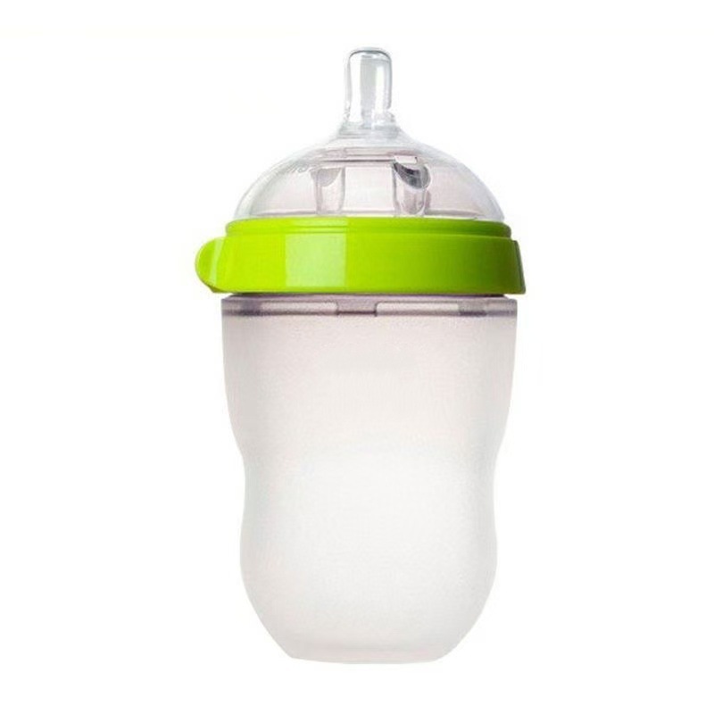 跨境宝宝奶瓶新生婴儿液态硅胶奶瓶Baby silicone feeding bottle|undefined