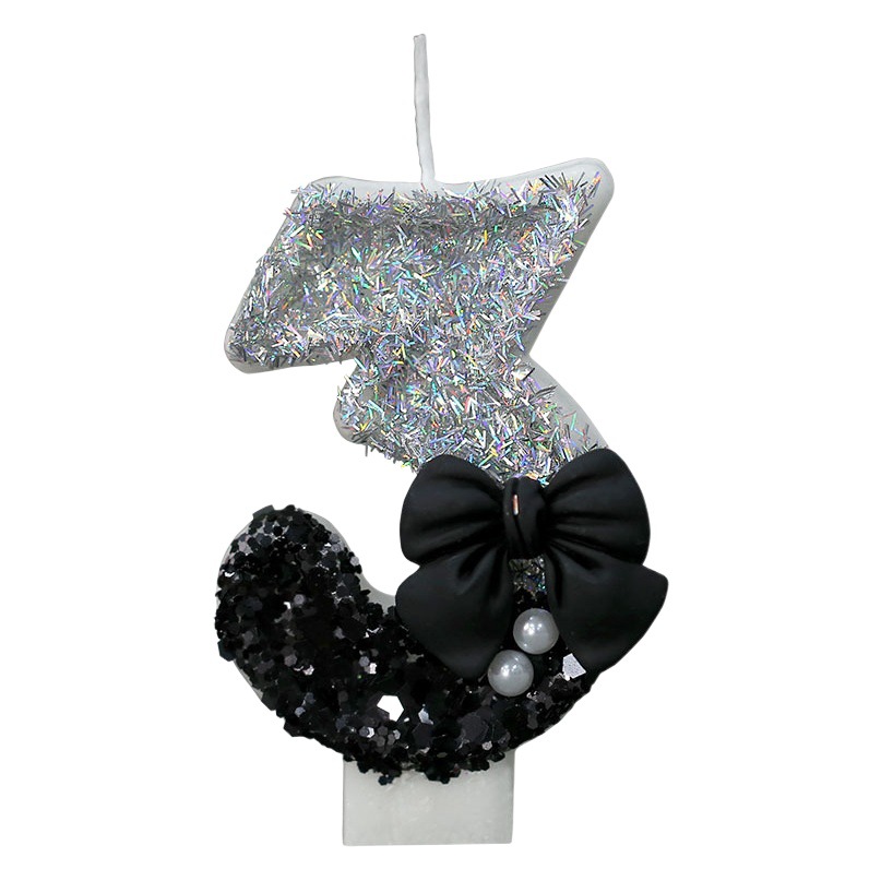 Vela de cumpleaños transfronteriza e-commerce creativo vela digital arco perla Vela decorativa para AliExpress Amazon