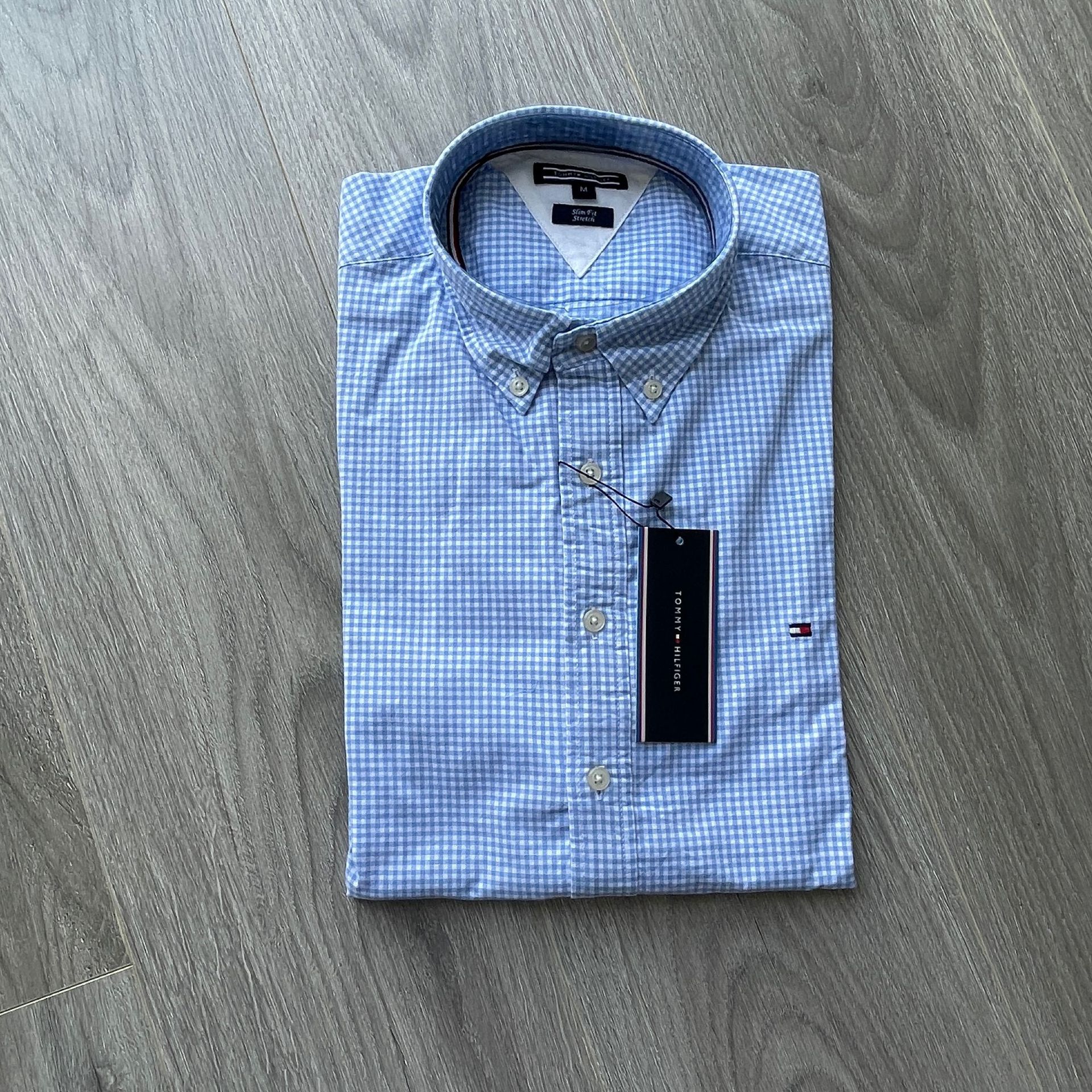 2022 nuevo estilo TOMMY/Camisa Tommy Camisa de primavera de manga larga a cuadros de algodón casual de negocios para hombres