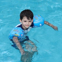 Swinbobo Kids Arm Float with Thick Double Airbag Drum Arm Float for Adults, High Buoyancy Swimming Aid