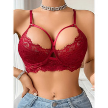 J 38113 Plus Size Lace Full Cup Bra ������˿���ؿ羳����