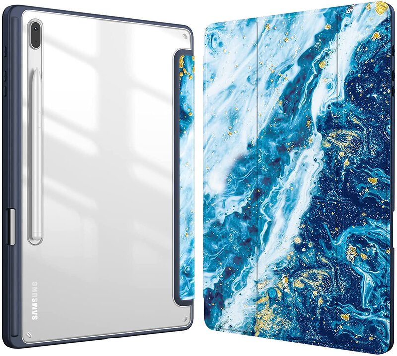 Applicable to Samsung TAB S8Plus painted tablet protective case with Pen slot S7FE A8 smart sleep protective case Applicable to Samsung TAB S8Plus painted tablet protective case with Pen slot S7FE A8 smart sleep protective case