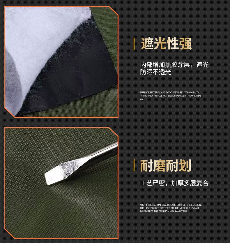 Car Cover Thickened Canvas Car Cover Waterproof Rainproof Sunshade Dustproof Car Cover for Sedan Household Suv Universal Car Cover