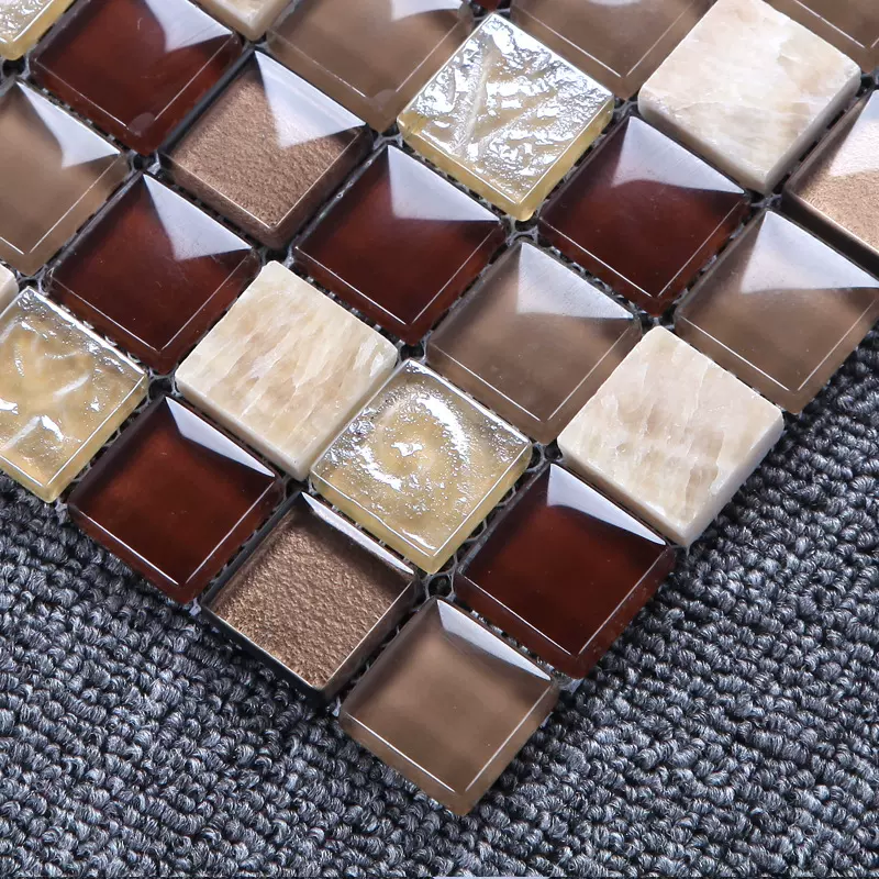 水晶玻璃马赛克瓷砖镜面电视背景墙卫生间厨房游泳池地板砖阳台