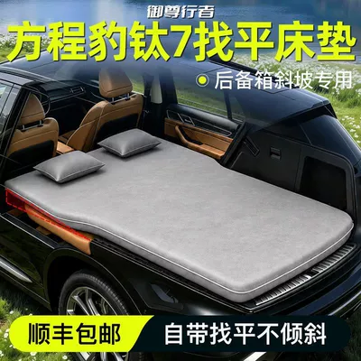 Equation Leopard Titanium 7 Trunk Mattress Leveling Car Air Mattress Special Ev Inflatable Sleeping Pad Titanium 30% off Extra-Long Stackable