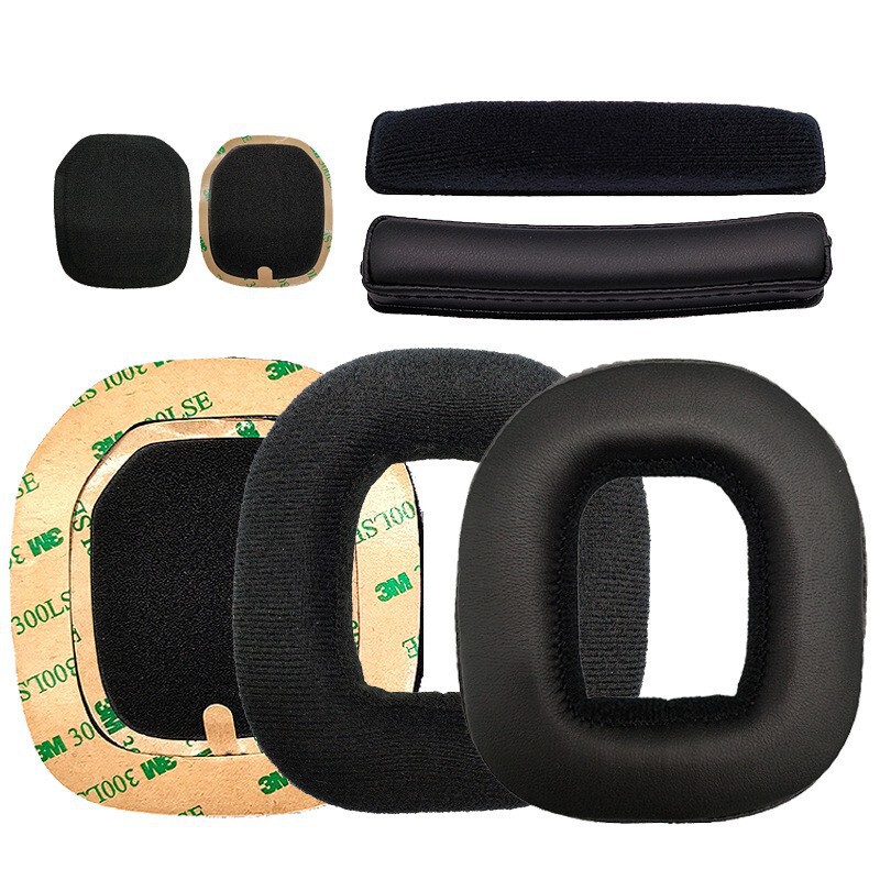 Suitable for Logitech Astro A40 A50 Headphone Covers Gen3 Gen4, Protein Leather Ear Pads, Headband Pad
