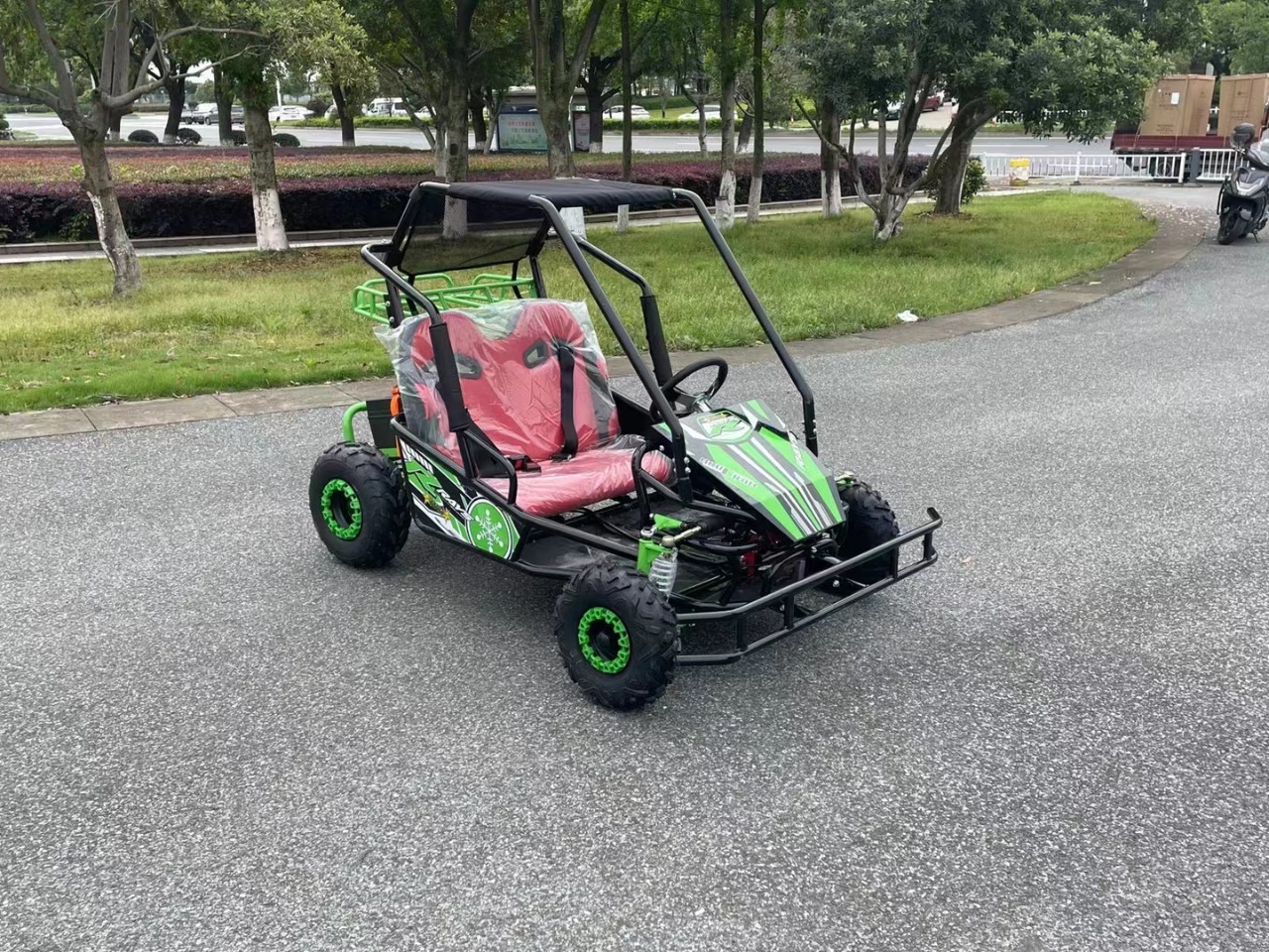 Parent-Child Go-Kart 48V20A500W Differential Brushless Motor Off-Road Electric All-Terrain Venue Motorcycle