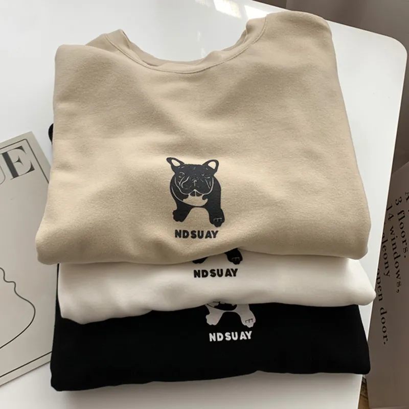 Outlets ~ original single withdrawal method bucket double-sided de velvet long sleeve t-shirt women padded inner crew neck bottoming shirt autumn and winter Outlets ~ original single withdrawal method bucket double-sided de velvet long sleeve t-shirt women padded inner crew neck bottoming shirt autumn and winter
