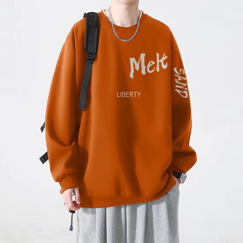 Heavy Plus Size 1.00 kg-150.00 kg Loose Sweatshirt Autumn and Winter fleece-lined Thickened Men's Ins Fashionable All-Match Jacket Heavy Plus Size 1.00 kg-150.00 kg Loose Sweatshirt Autumn and Winter fleece-lined Thickened Men's Ins Fashionable All-Match Jacket